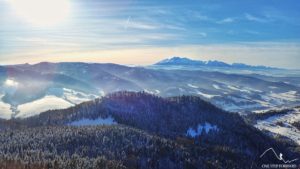 Wysoka w Pieninach - panorama na Tatry