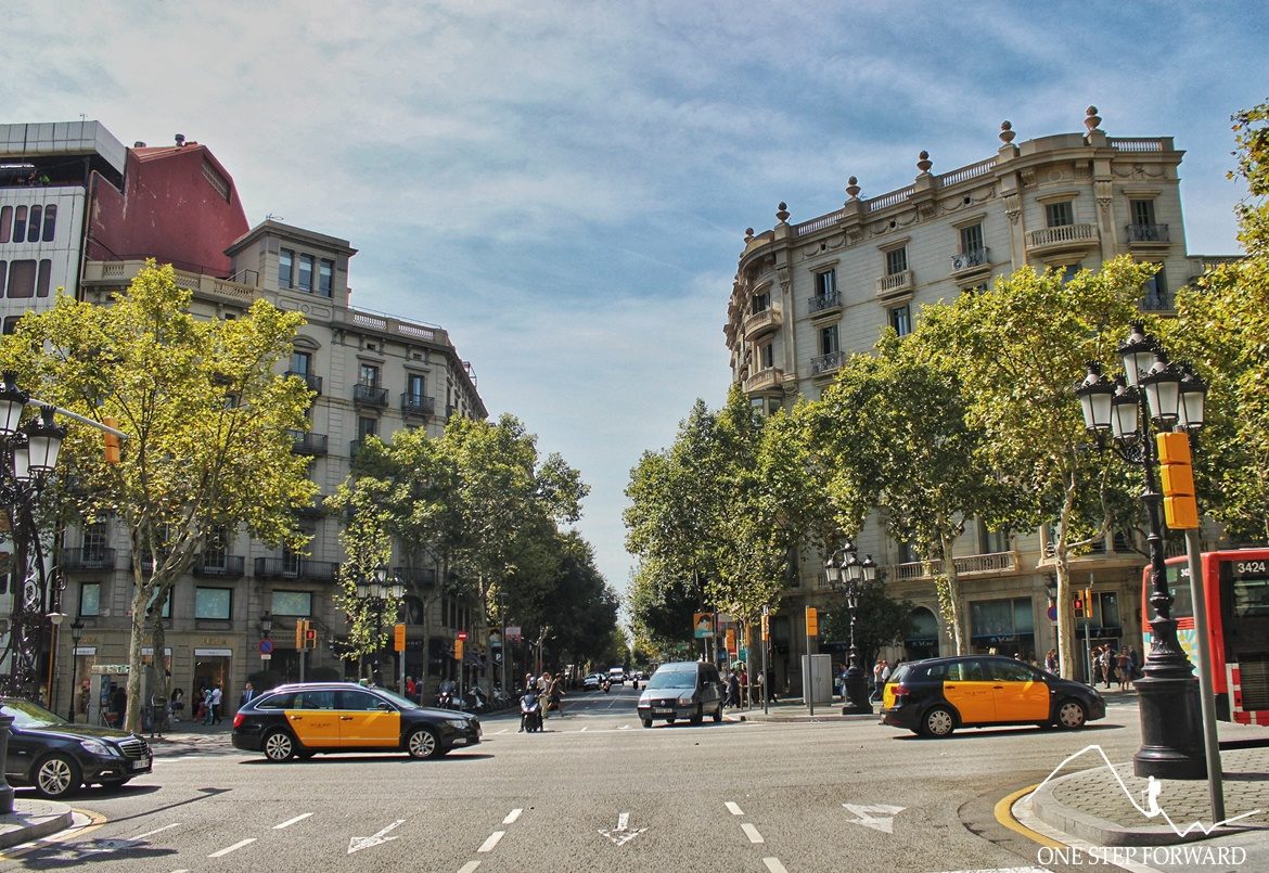 Ulice w Barcelonie