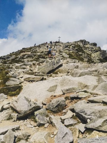 Skrajne Solisko - ostatnie metry przed szczytem