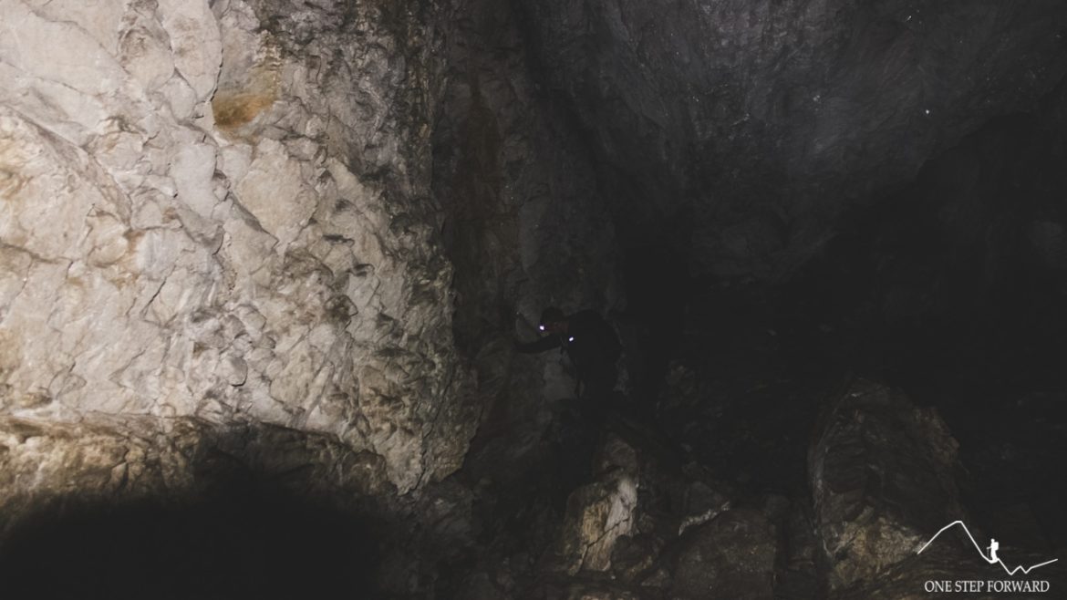 Jaskinia Raptawicka - ciemne zakamarki