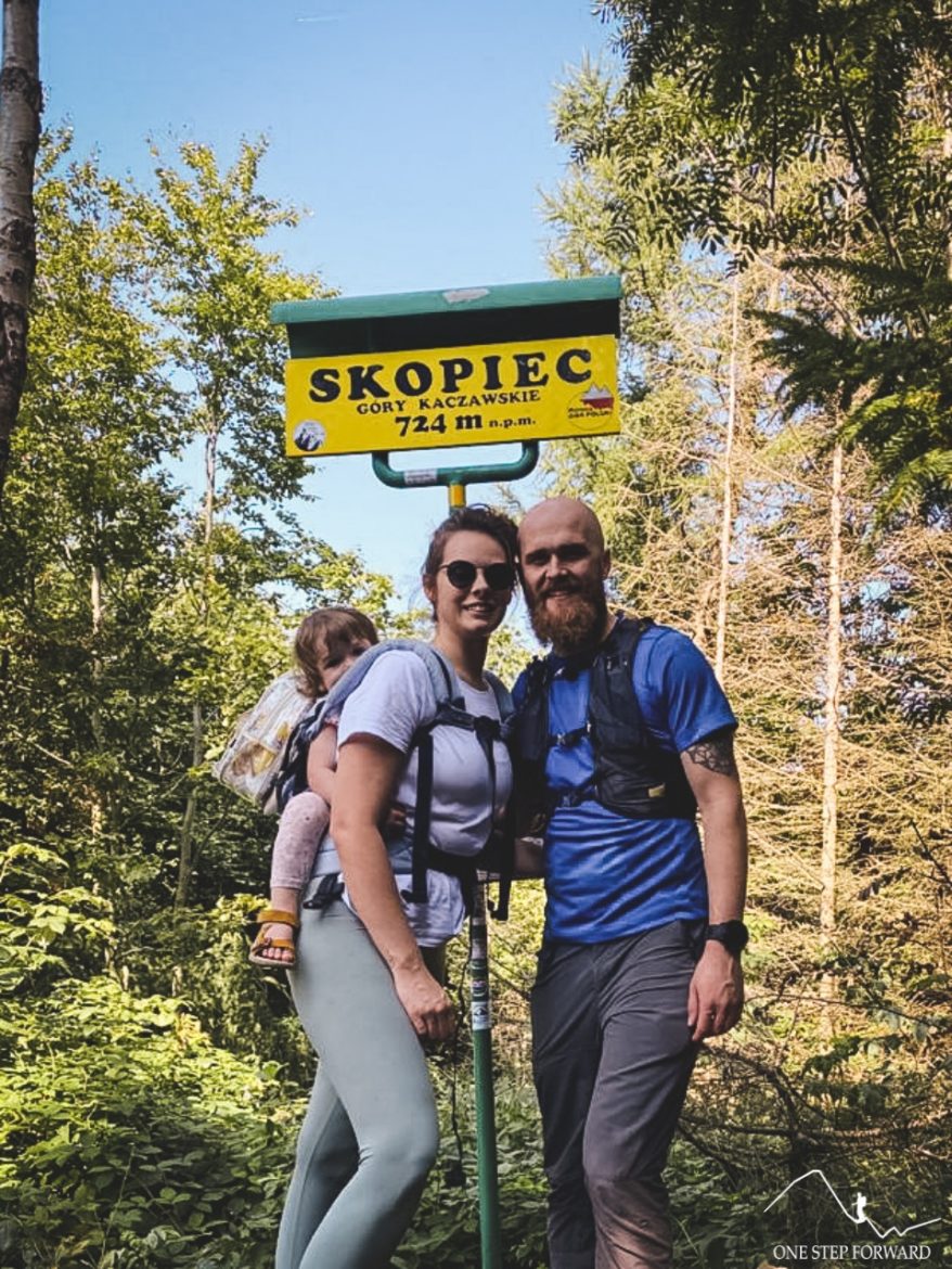 Skopiec - Korona Gór Polski - na szczycie