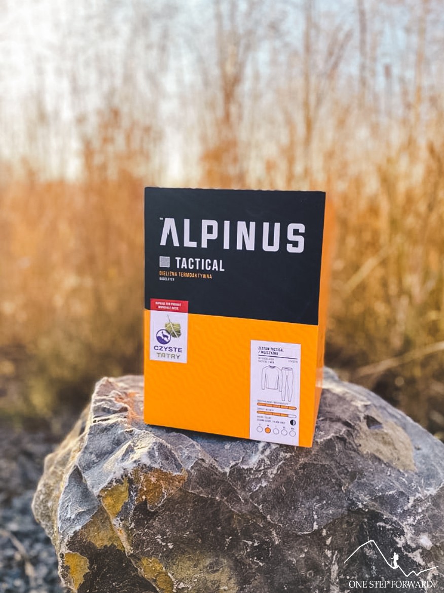 Alpinus Tactical Base Layer - pomarańczowe pudełko